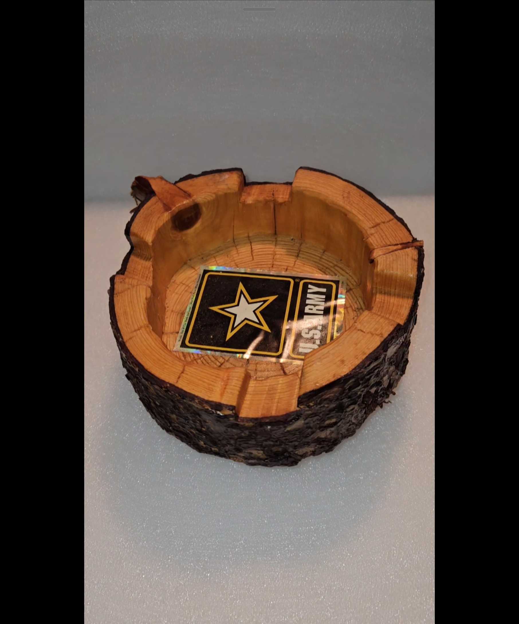 Fir Military Army Cigar Ashtray