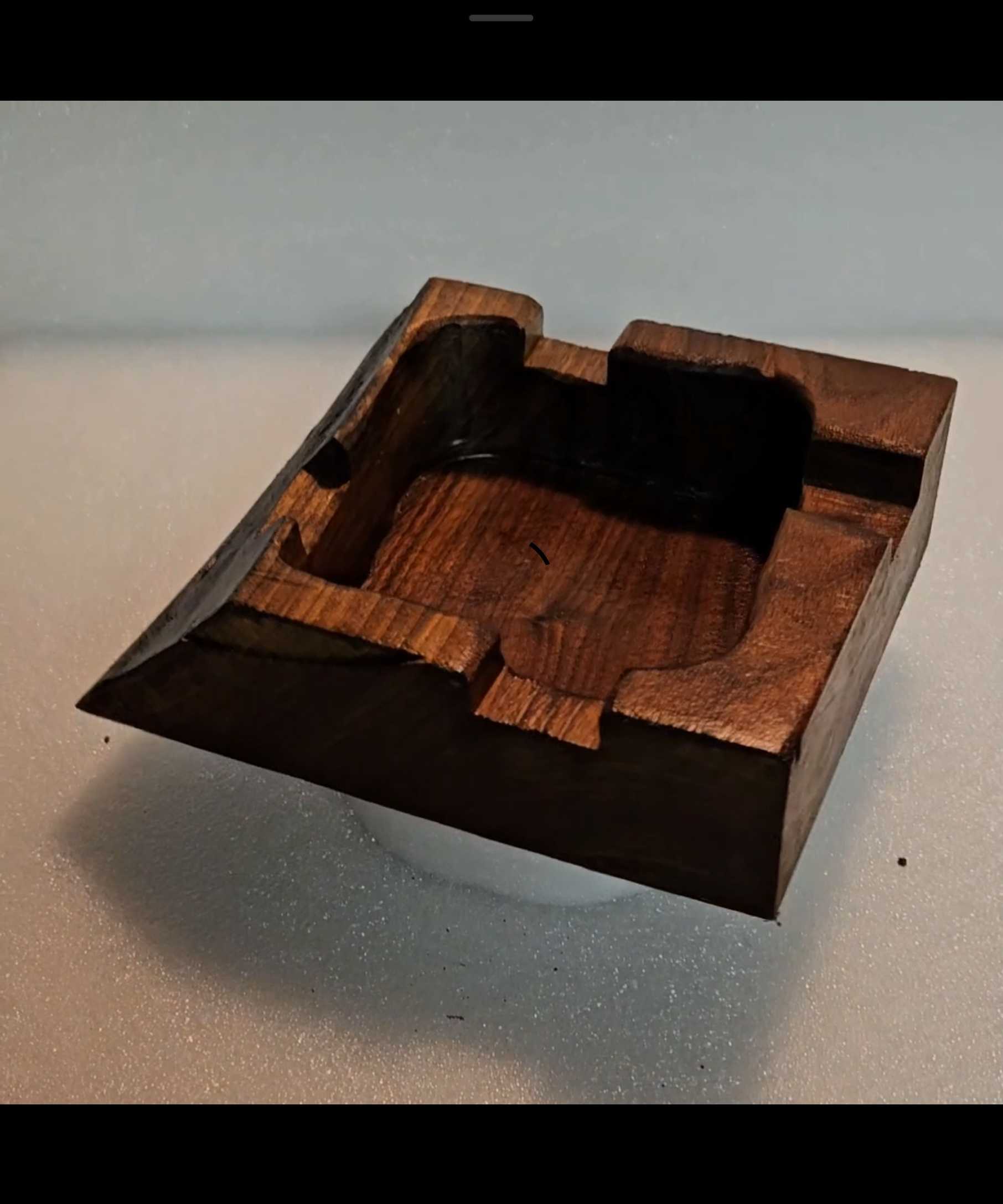Black Walnut Cigar Ashtray