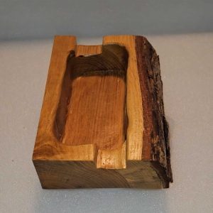 Small Handmade Solid Wood Red Oak Cigar Ashtray