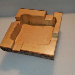 Handmade Solid Wood White Oak Cigar Ashtray